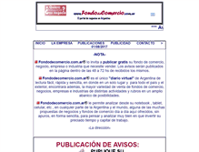 Tablet Screenshot of fondodecomercio.com.ar